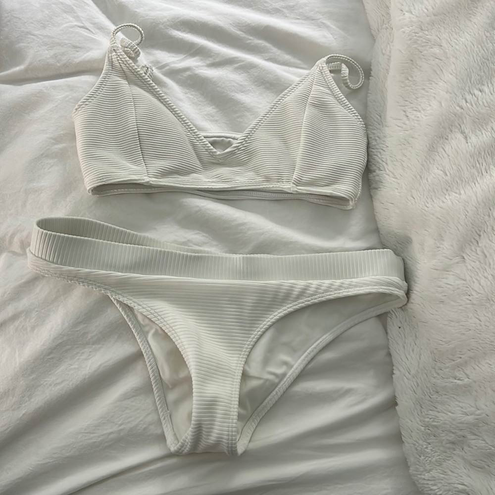 White bikini